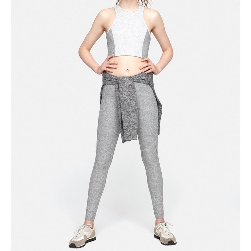 EUC Two tone Athena crop top XS